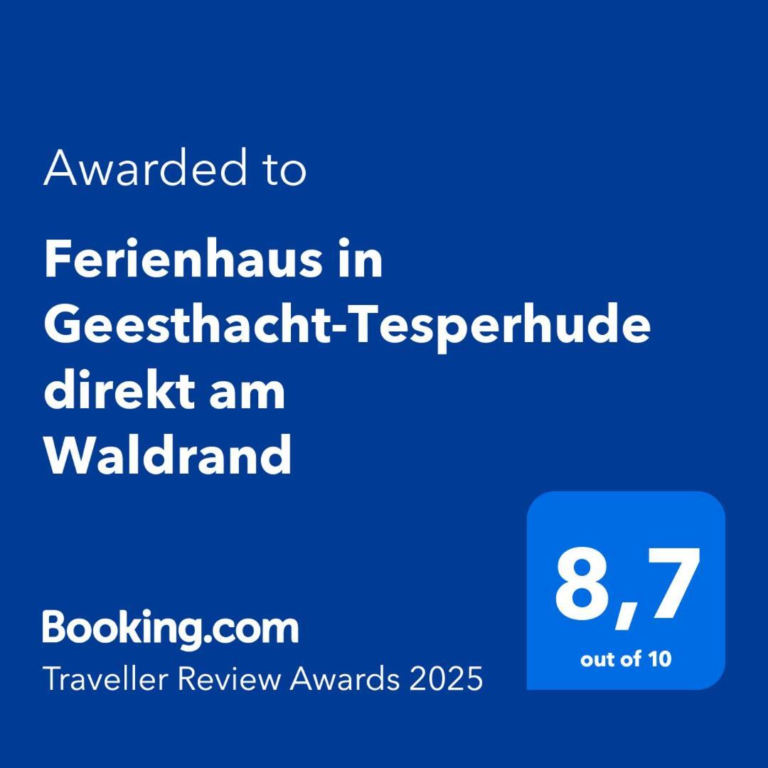 Ferienhaus In Geesthacht-Tesperhude Direkt Am Waldrand Eksteriør bilde